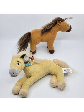 Spirit Riding Free Plush Horse Lot - Chica Linda & Spirit Small 8" Stuffed Anima